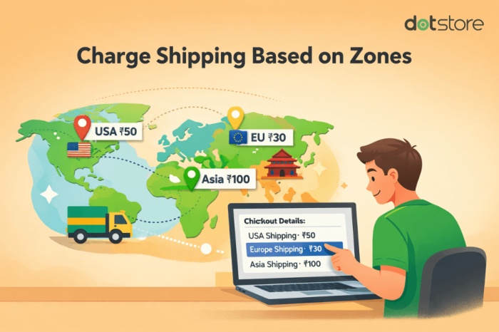 charge by shipping zone