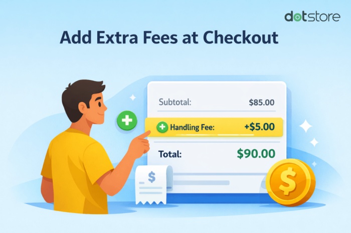 add extra fee at checkout