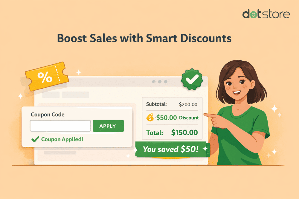 Enable Discounts & Coupons in your WooCommerce