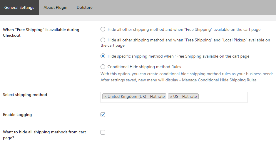 hide shipping settings 3