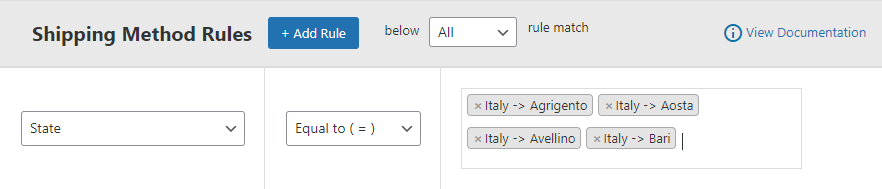 flat rate shipping settings 2