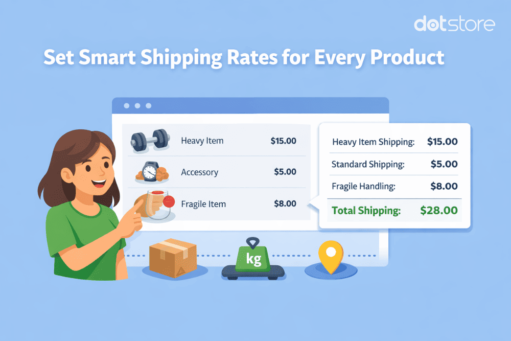Calculate Shipping Rates for Various Products Types