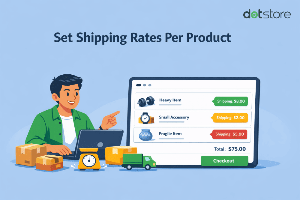 Calculate per product flat rate shipping