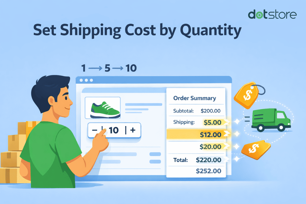 WooCommerce Shipping Cost Based on Quantity