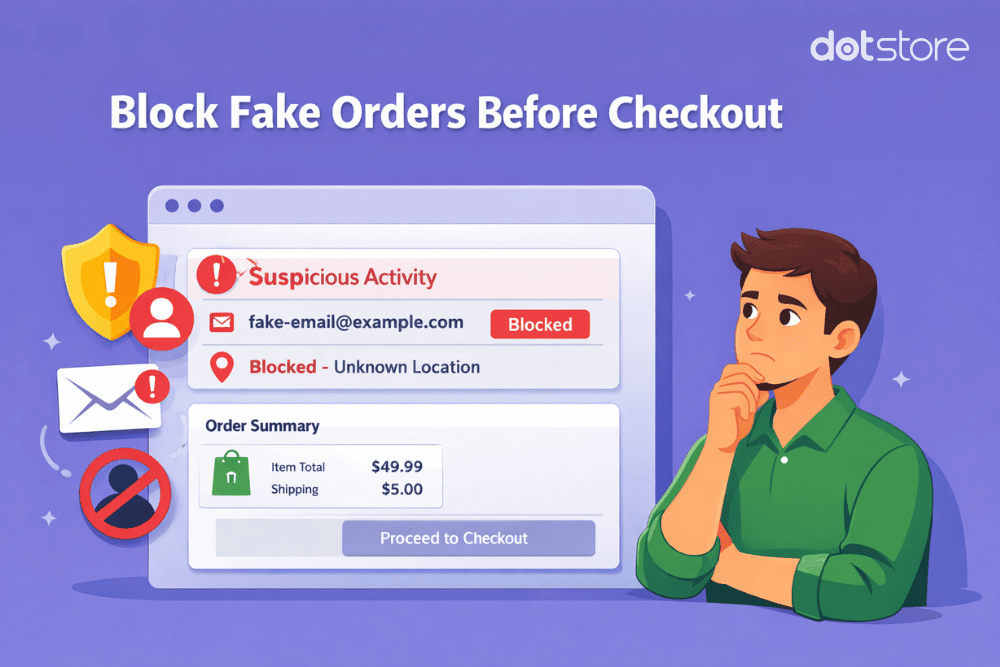 Block fraud customer orders on Registration and checkouts