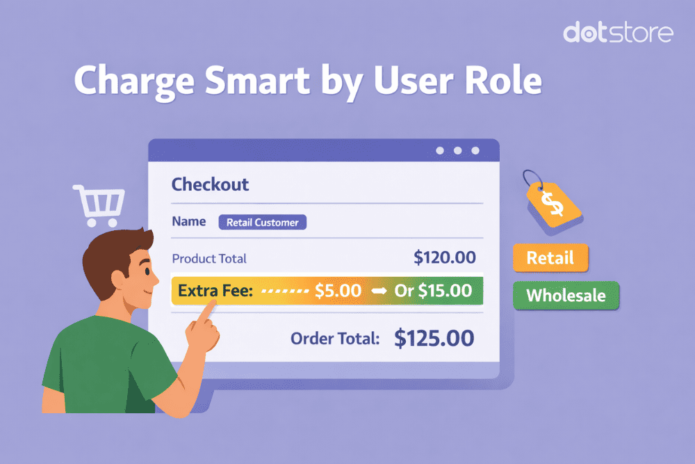 Charge WooCommerce Extra Fee Based on User Role