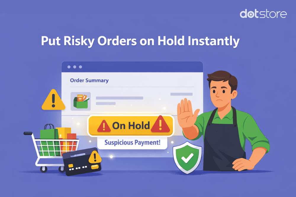 On hold a fraud order on WooCommerce