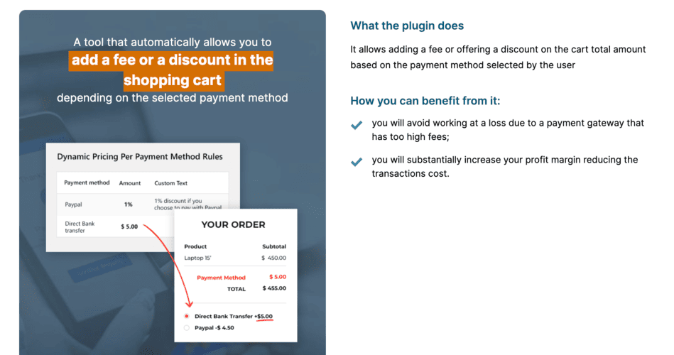 Plugin 11 – YITH Dynamic Pricing per Payment Method for WooCommerce – One of the Top 14 WooCommerce Extra Fees Plugins