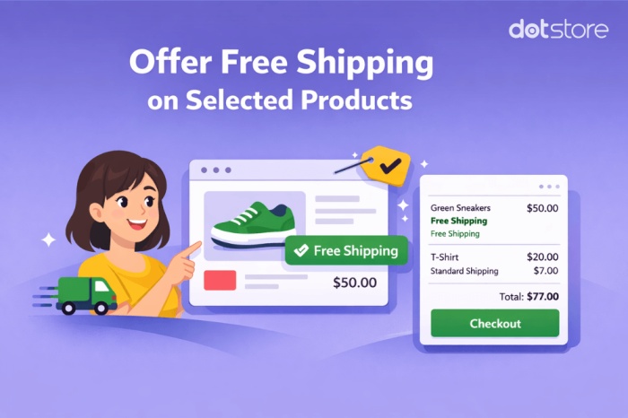 offer free shipping on product