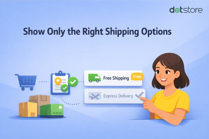 show only right shipping