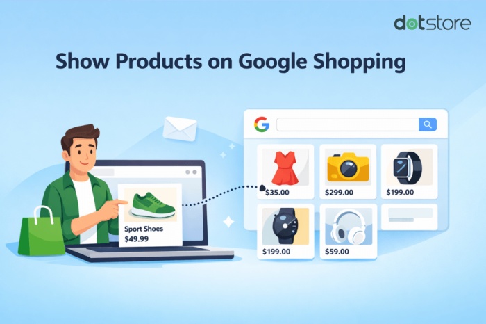 show product on google shipping