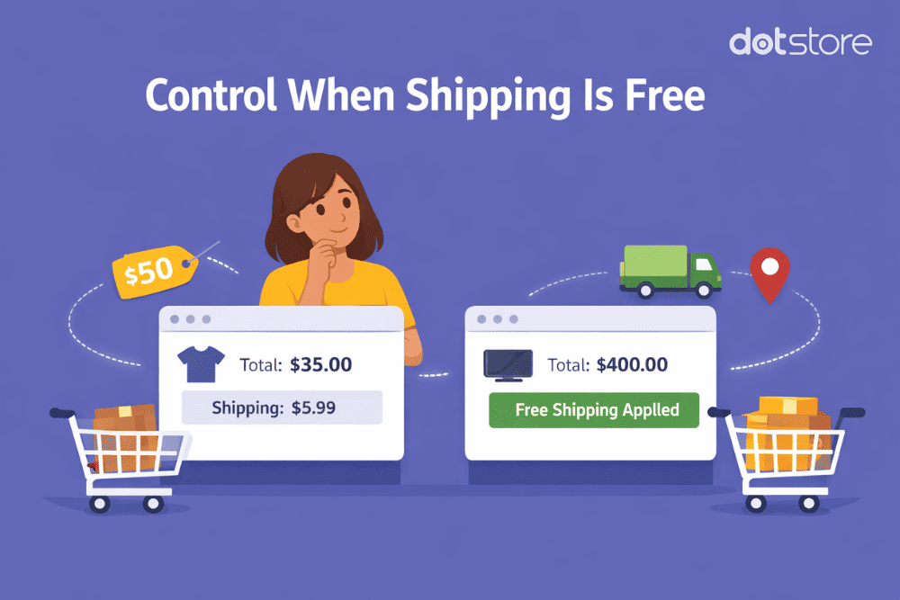 Apply WooCommerce free shipping for different Conditions