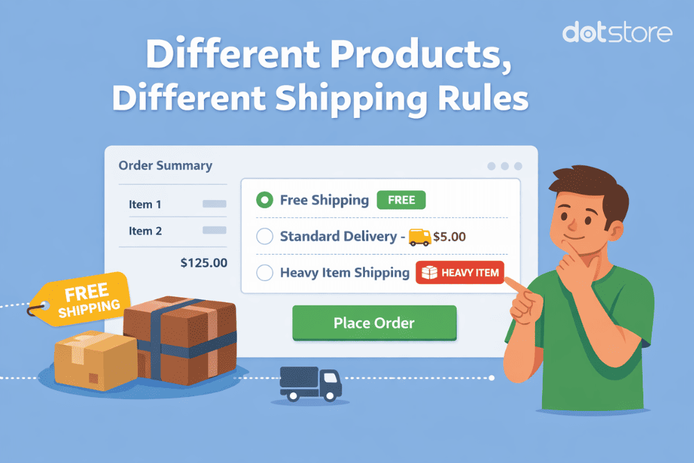 WooCommerce Shipping Methods for Different Product Types