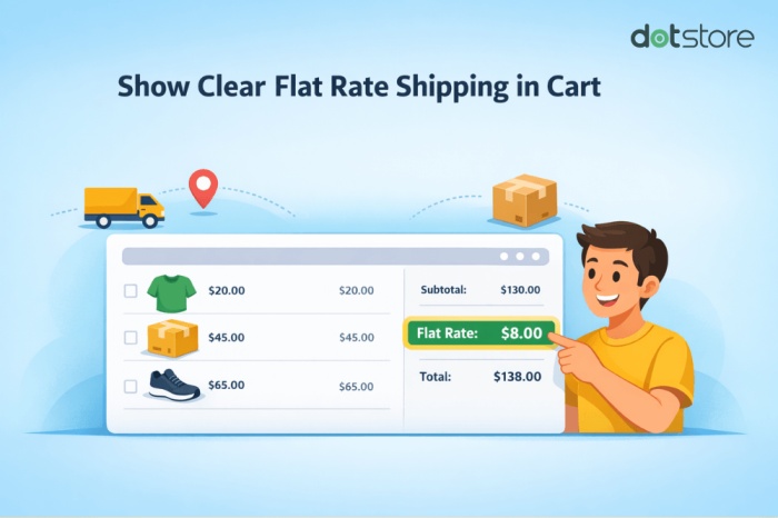 clear flat rate shipping