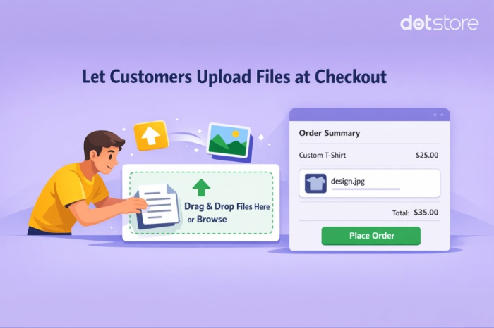 upload file at checkout