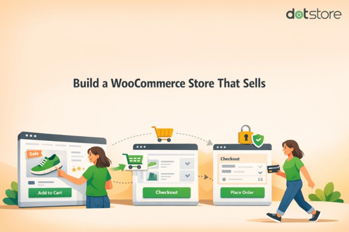 build woocommerce store
