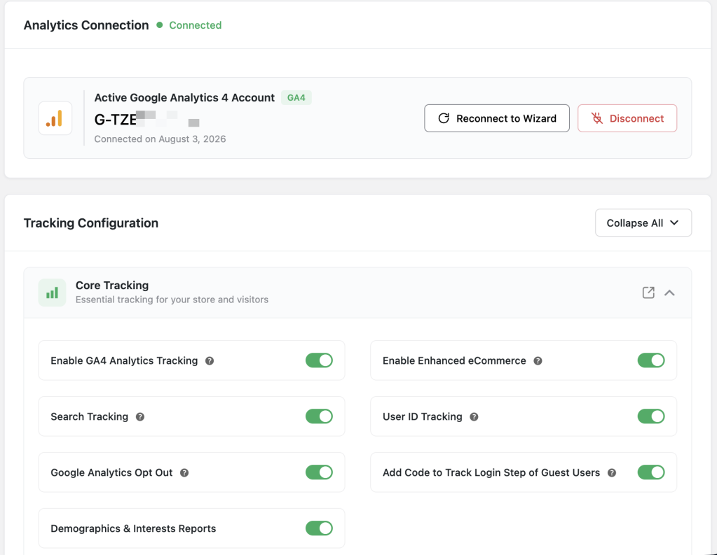 Advanced eCommerce Analytics Tracking Settings For WooCommerce