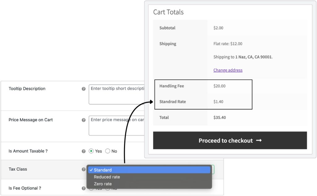 Apply Custom Taxes on WooCommerce Fees