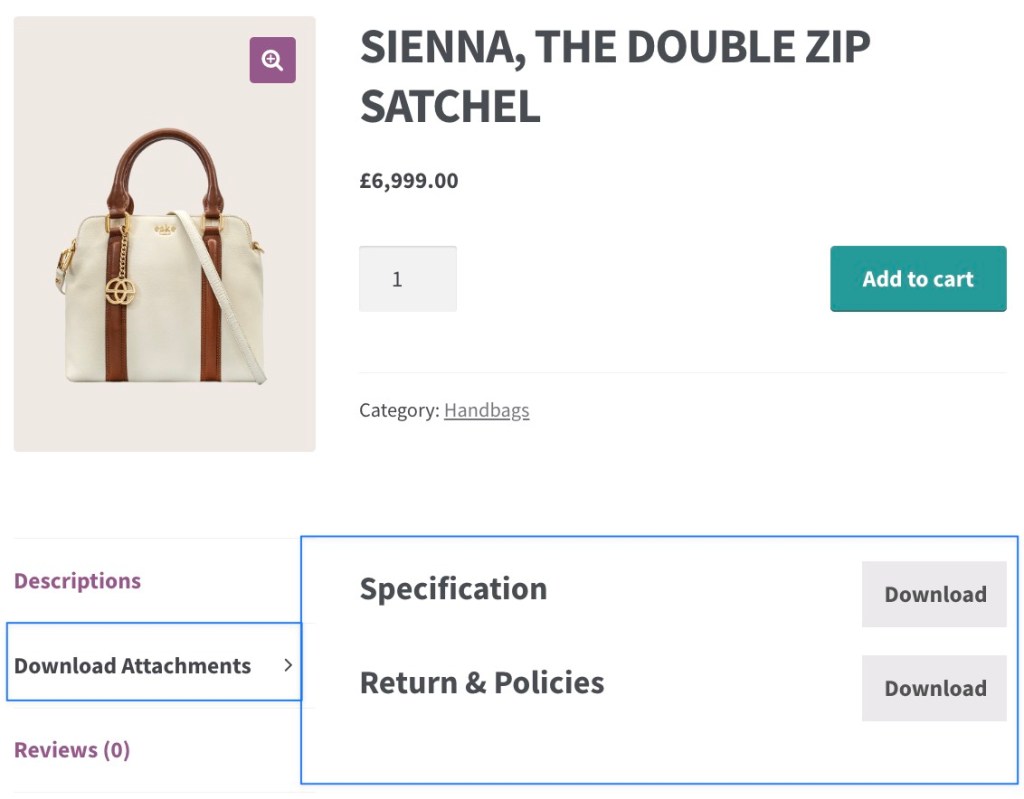 Add Multiple WooCommerce Product Attachments On Product Pages