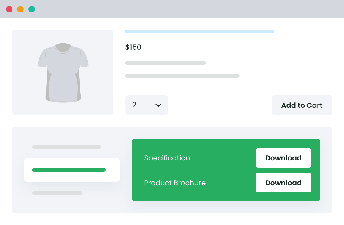 Add unlimited attachments to enrich product info