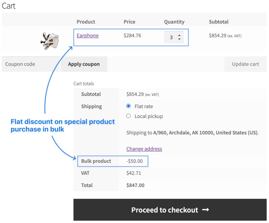 Product specific WooCommerce Dynamic Discount
