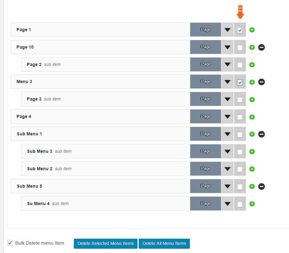 01 Effective User Interface to manage menu