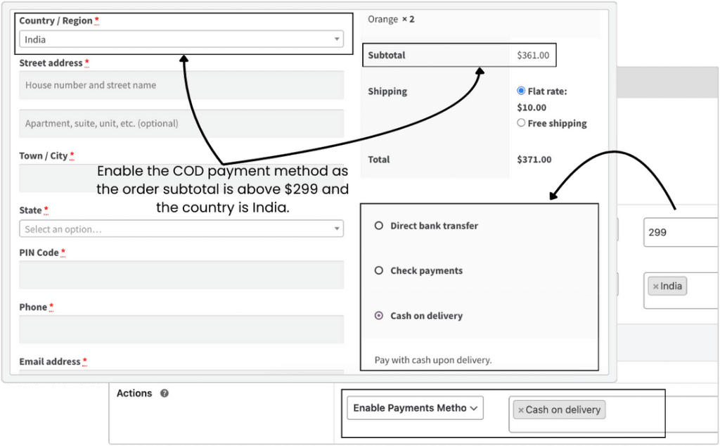 Conditional Payment - Conditionally Enable Payments