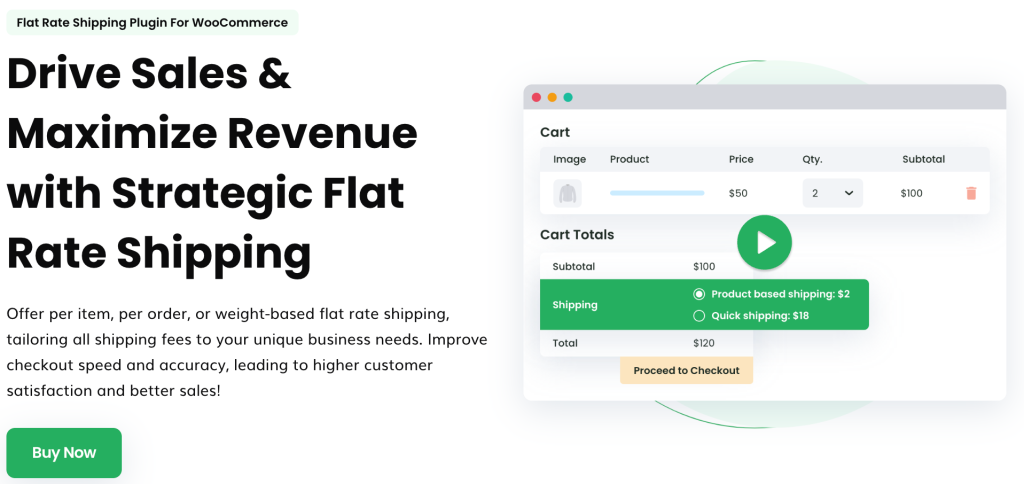 Flat Rate Shipping For WooCommerce