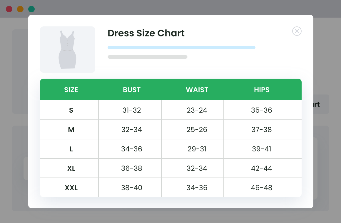 Product Size Charts For WooCommerce Banner