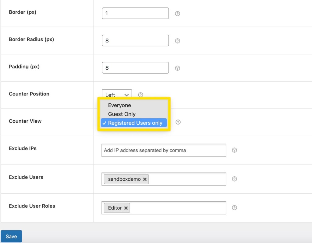 Separate Tracking of Particular Tags