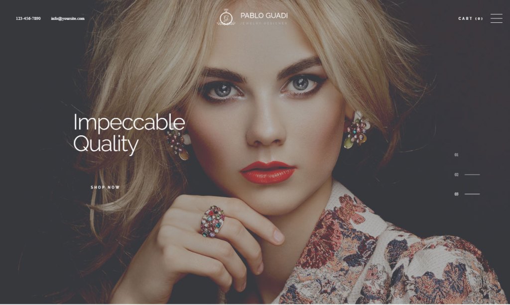 25 Best jewelry WordPress themes by dotstore34