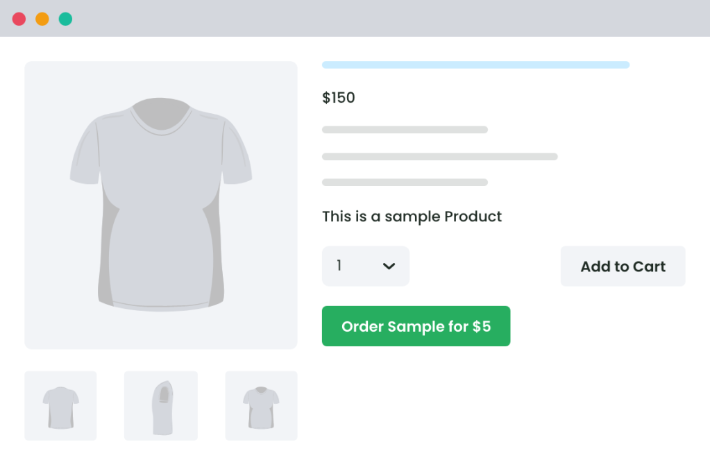 Product Sample For WooCommerce Feature 1