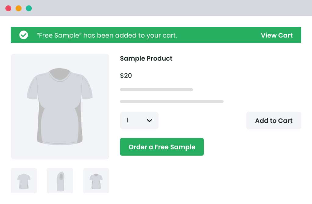 Product Sample For WooCommerce Feature 3
