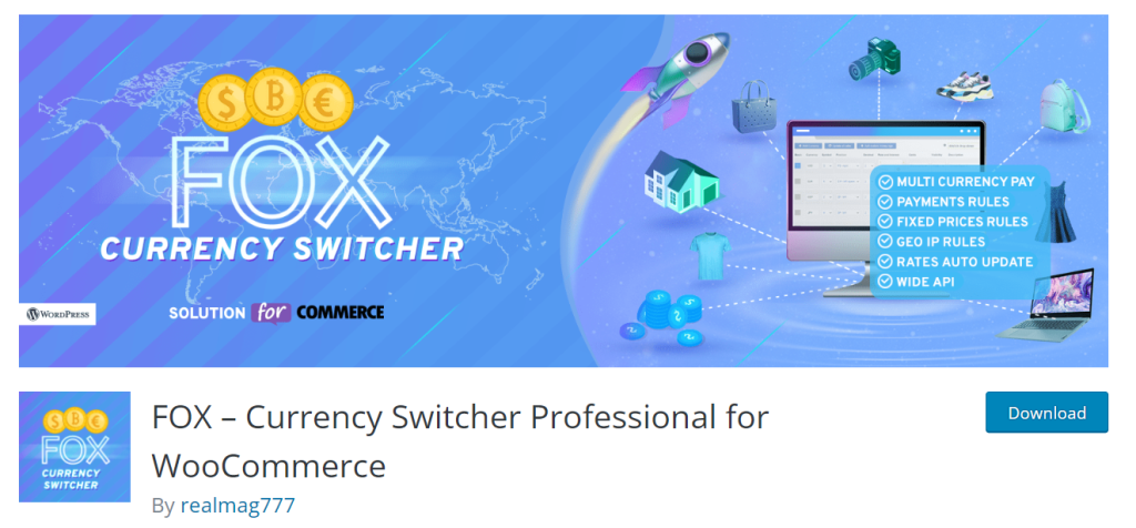 WooCommerce Currency Switcher