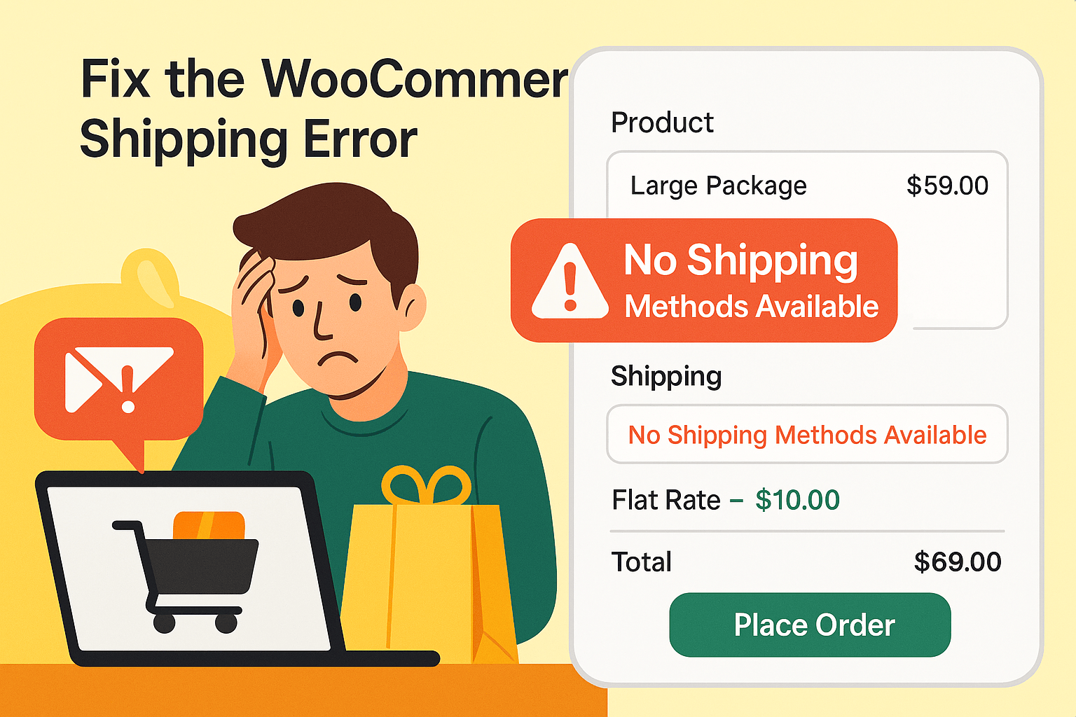 How to Fix WooCommerce No Shipping Options Available Error