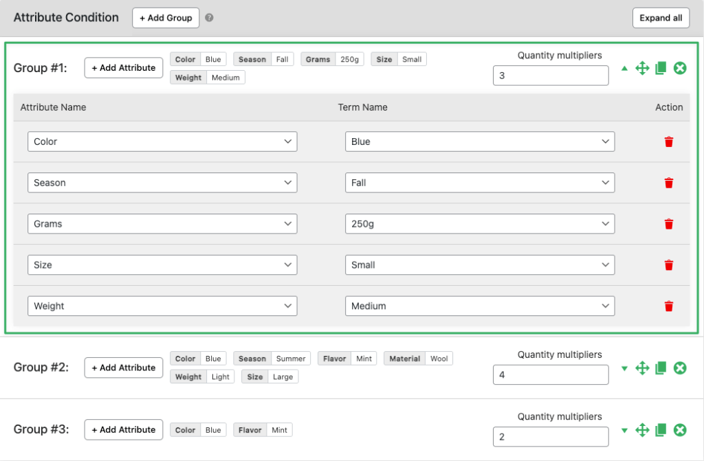 Attribute-Based Stock