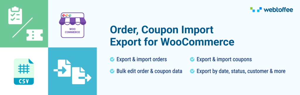 Order Export Order Import for WooCommerce