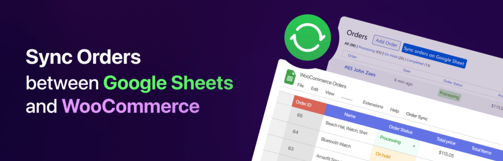 Order Sync with Google Sheets for WooCommerce