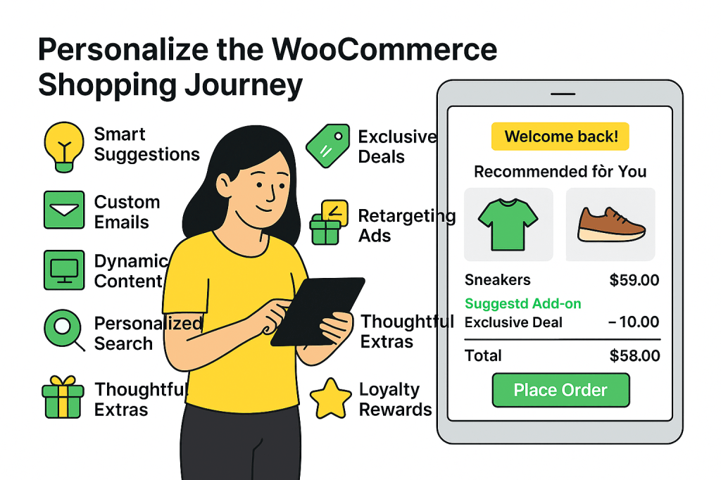 Personalize the WooCommerce Shopping Journey to boost WooCommerce sales