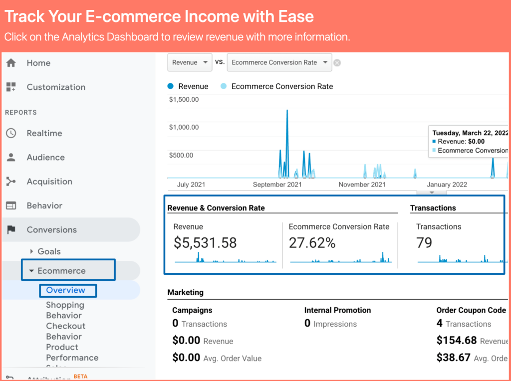 Enhanced Ecommerce Google Analytics for WooCommerce screenshot