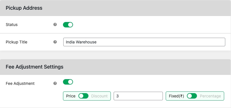 Different fee on different WooCommerce locations