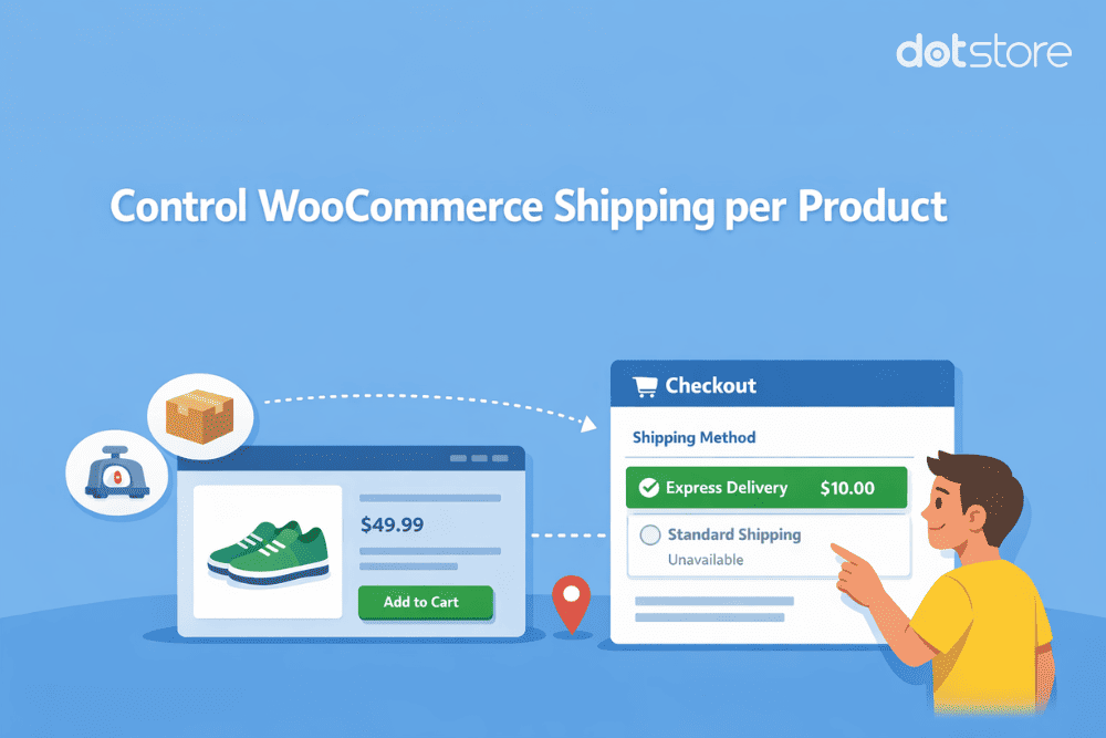 Restrict shipping methods per product