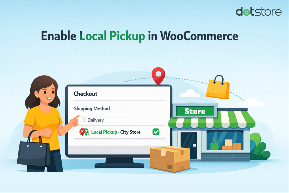 enable local pickup in woocommerce
