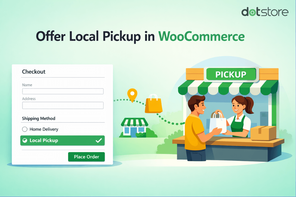 offer local pickup in woo