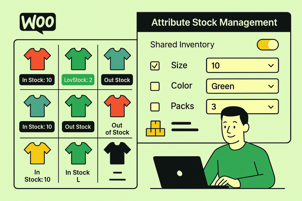 Dotstore’s Attribute Stock plugin to fix 'this product is currently out of stock' issue
