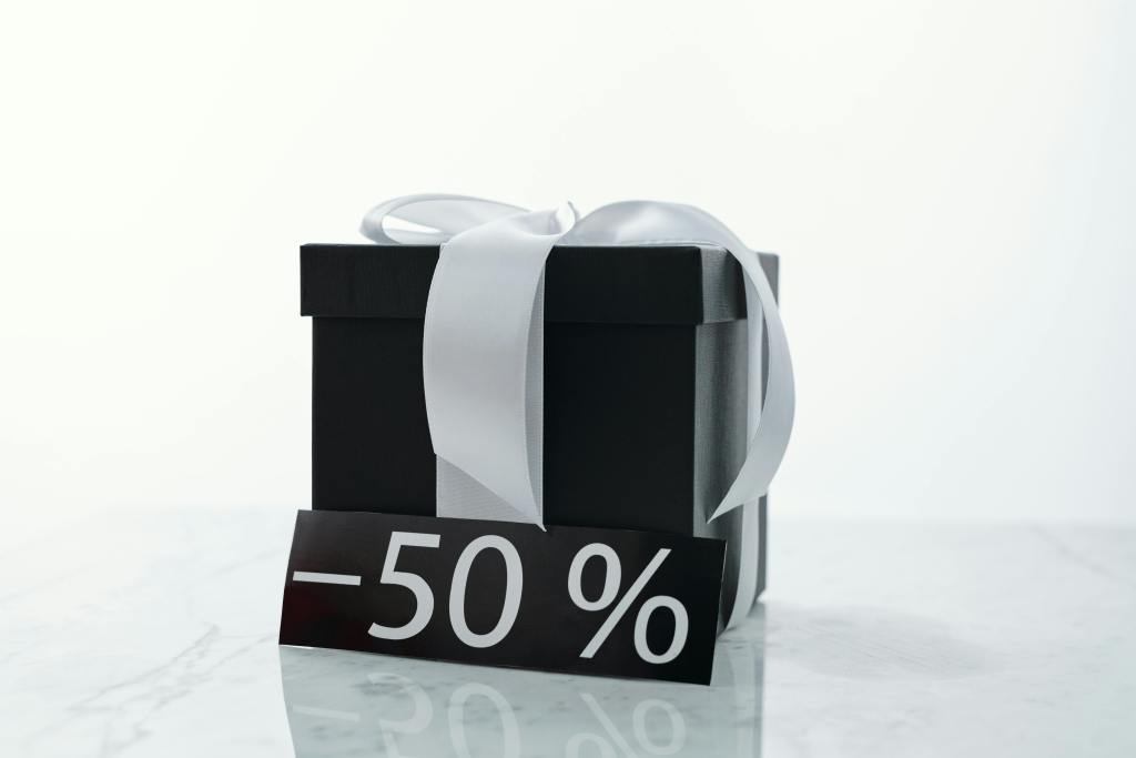 50% off eCommerce store offers on discounted products