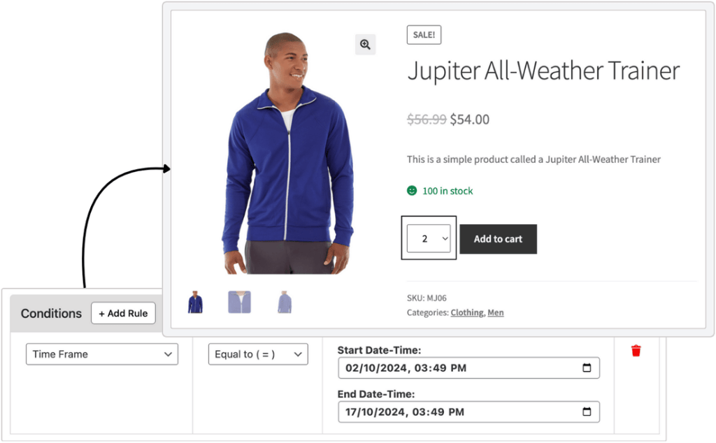 Time specific quantity rules in WooCommerce