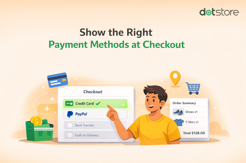 show right payment at checkout