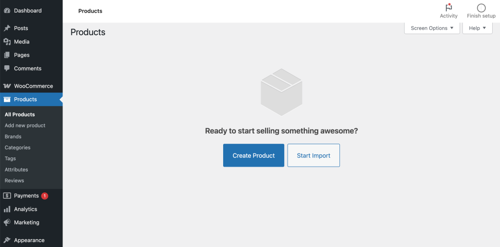 WooCommerce 9.7.1 'Add new products'