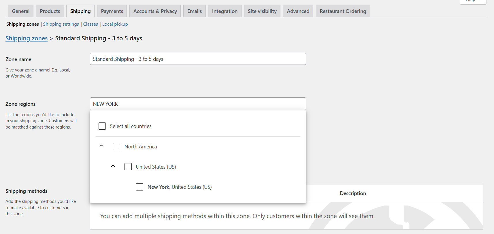 WooCommerce flat rate shipping - 10